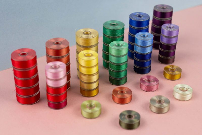 DecoBob prewound bobbins are available in 36 colours.
