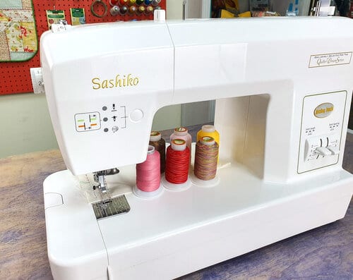 Silco™ can be used for machine sashiko. With its lint free properties, your stitches will be crispy clean.